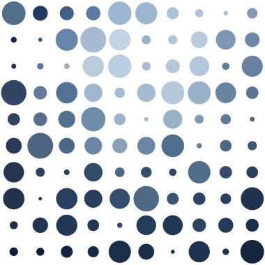 Renkli daireler ile harika dod desen