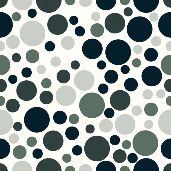 Forme ronde sans couture avec des cercles — Image vectorielle