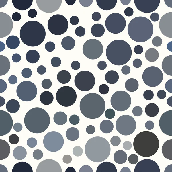 Forme ronde sans couture avec des cercles — Image vectorielle