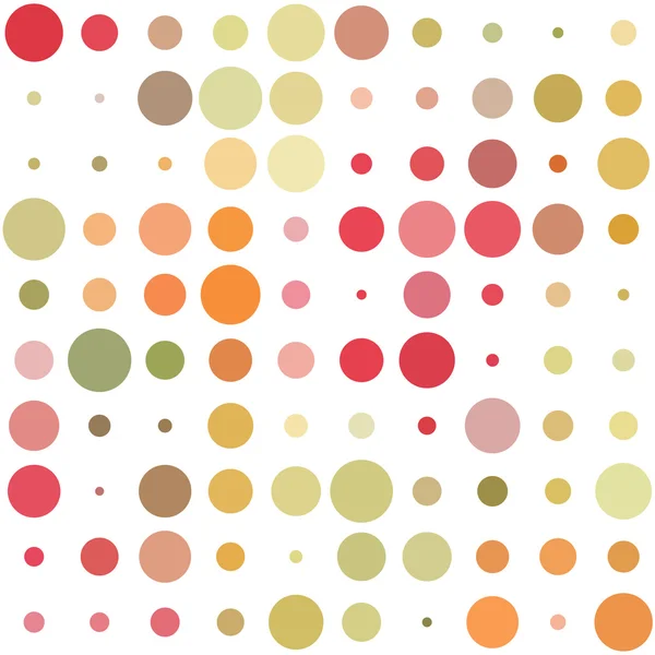 Impresionante patrón dod con círculos de colores — Vector de stock