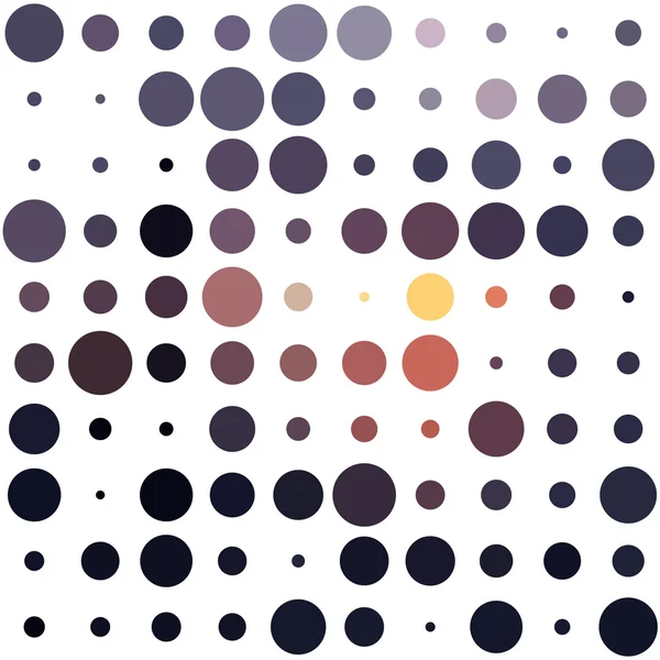 Awesome dod patroon met kleurrijke cirkels — Stockvector