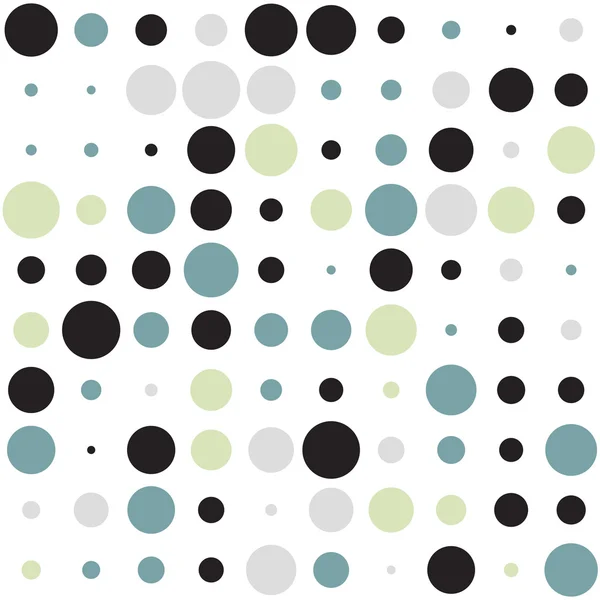 Impresionante patrón dod con círculos de colores Ilustraciones de stock libres de derechos