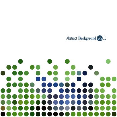 Serin soyut retro desen