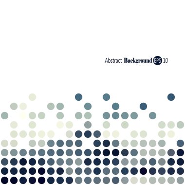 Serin soyut retro desen