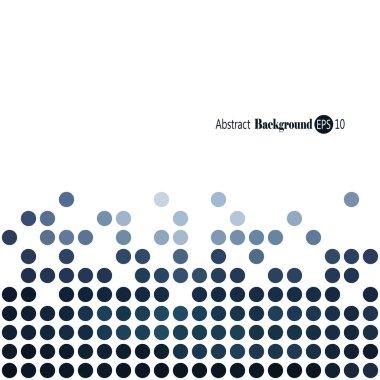 Serin soyut retro desen