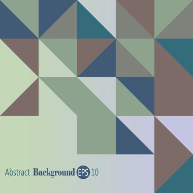 Geometrik arka plan - üçgen ve kare arka planda askeri renkleri