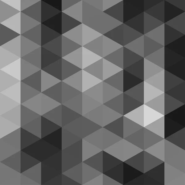 Fondo geométrico abstracto Fondo triangular en colores blanco y negro — Vector de stock