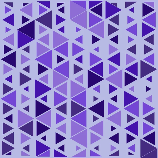 Streszczenie tło geometryczne z purpurowy kolory trójkątów różnej wielkości — Wektor stockowy