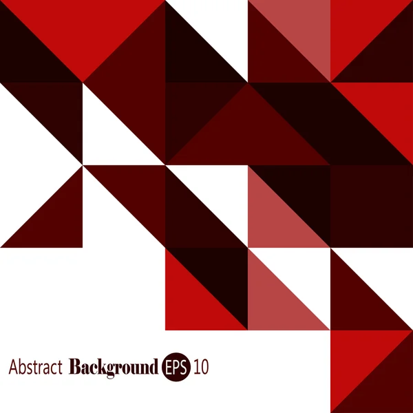 Patrón abstracto rojo - Triángulo y patrón cuadrado en colores rojo y rosa Ilustración de stock