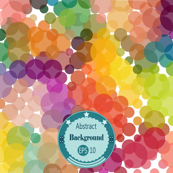 Abstract geometric background with different rounds. Vector illustration. EPS 10. — Stock Vector