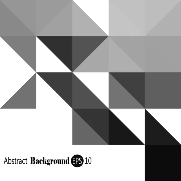 Abstraktní vzor - trojúhelník a čtverec vzor v barvách — Stockový vektor