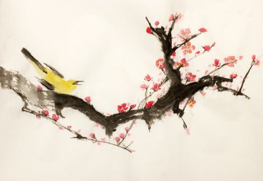Sakura ve kuş şube