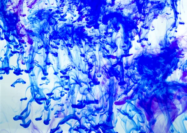 Синій Фіолетове чорнило — стокове фото