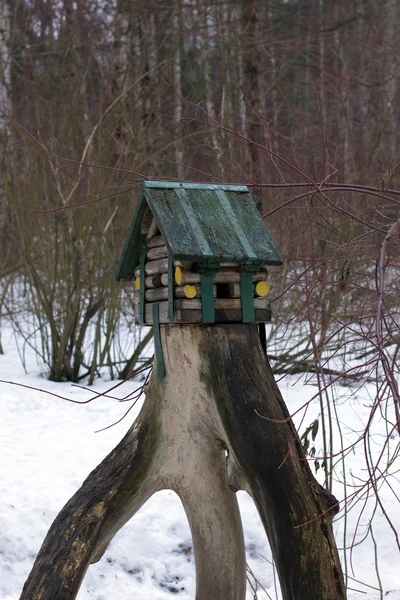 Winter vogelvoeders — Stockfoto