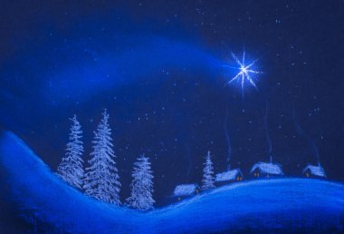 parlak Noel yıldızı