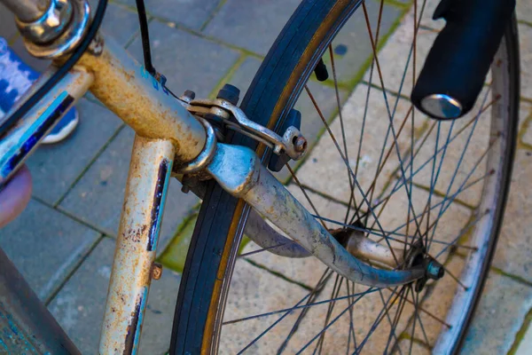 Tel Aviv 'deki paslı bisiklet.