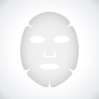 Yüz maskesi - illüstrasyon.