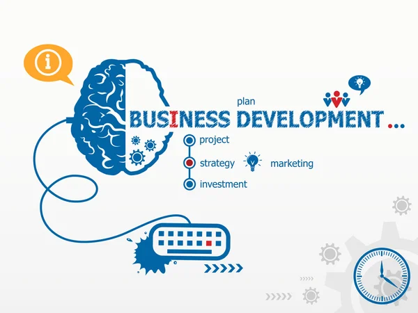 Business Development concepts d'illustration de conception pour les entreprises — Image vectorielle