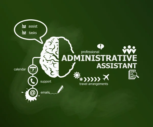 Yönetici Yardımcısı iş kavramı. 