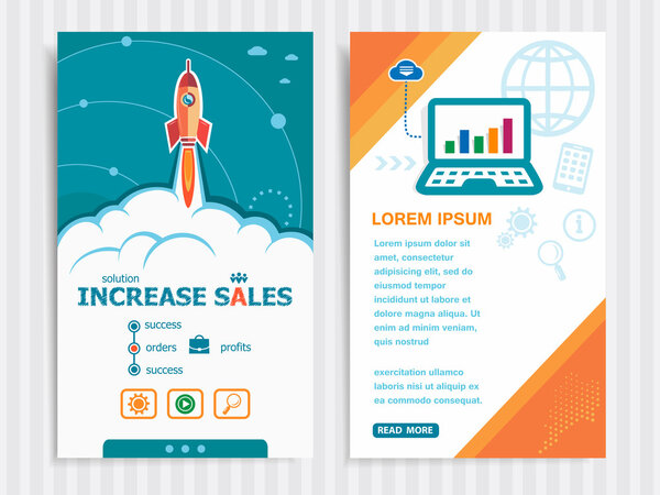 Увеличение продаж концепций и набора баннеров
. 