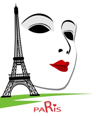Paris kartları olarak sembol seyahat etmek aşk ve romantizm