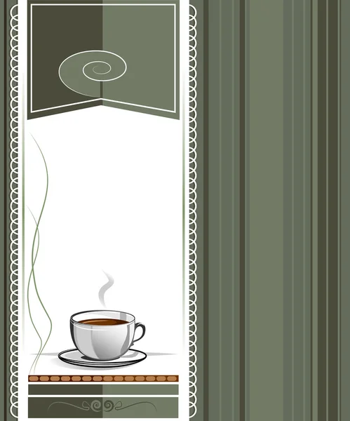 Menu pour café, bar, restaurant, café — Image vectorielle