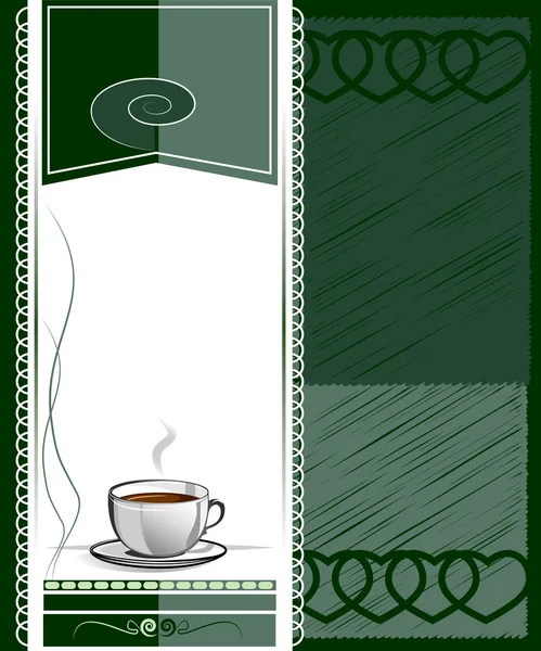 Menu pour café, bar, restaurant, café — Image vectorielle