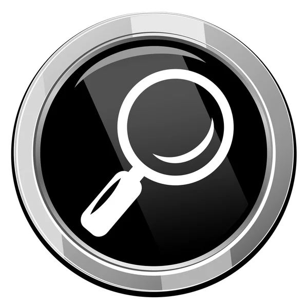 Search black icon — Stock Vector