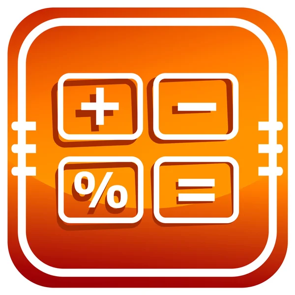 Calculatorpictogram — Stockvector