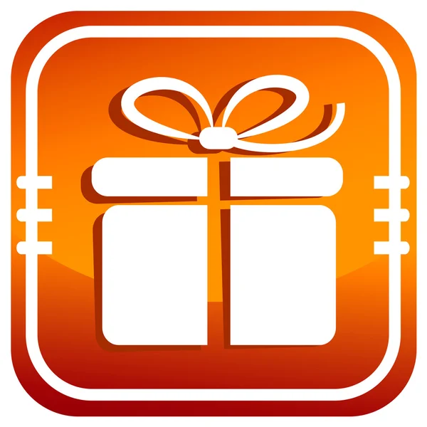 Gift box icon. — Stock Vector