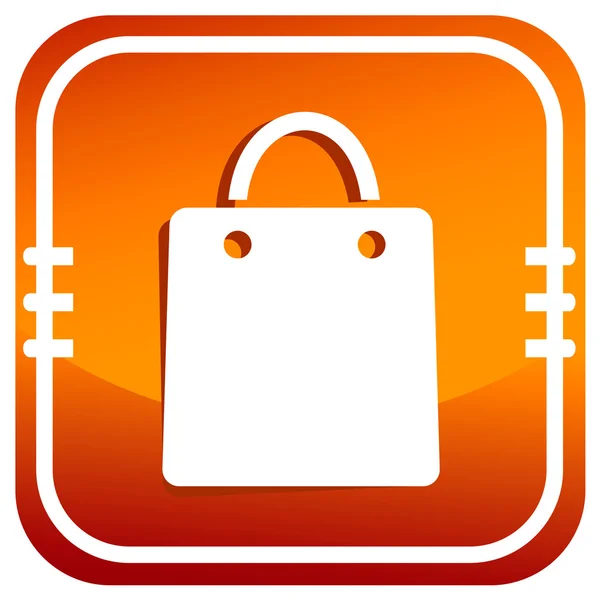 Vector shopping bag icon — Stock Vector