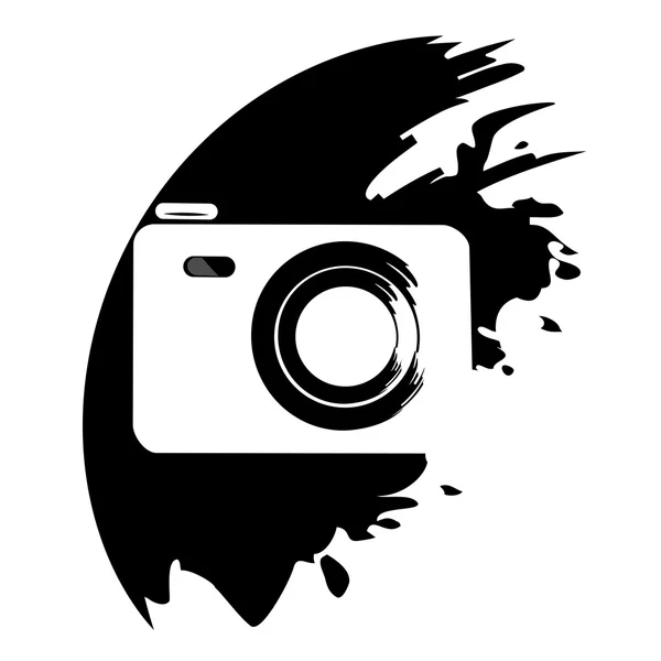 Cámara de fotos - Vector icono aislado — Archivo Imágenes Vectoriales