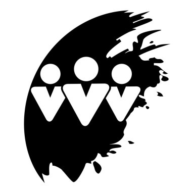 Kullanıcı vektör leke işaretçisi