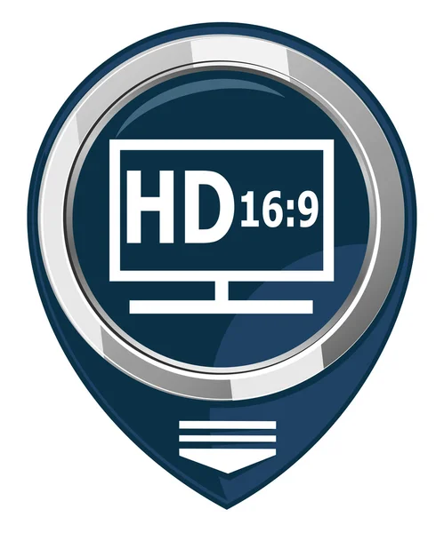 Wyświetlacz HD — Wektor stockowy