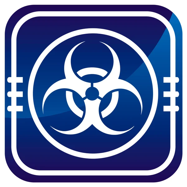 Uyarı simgesi biohazard — Stok Vektör