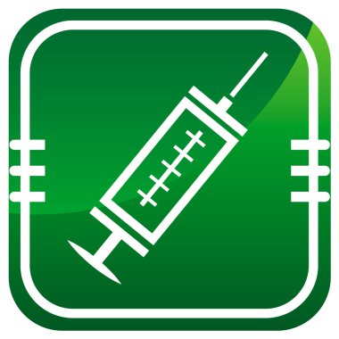 aşı ile tıbbi şırınga