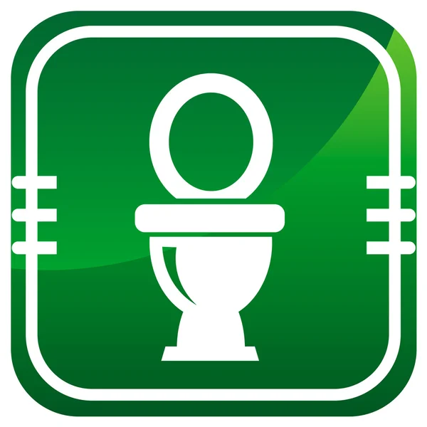 WC szimbólum, vektor, ikon — Stock Vector