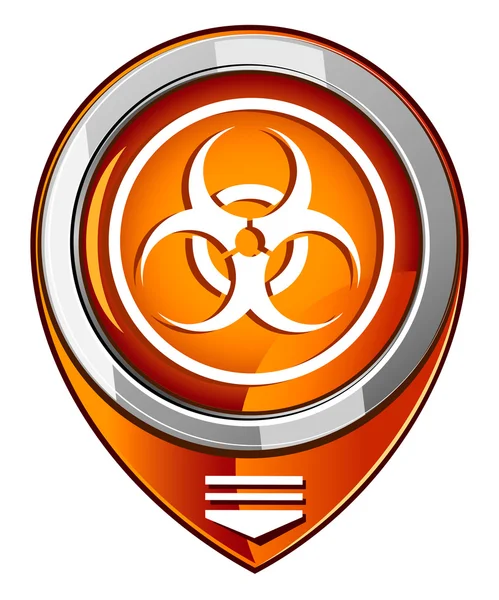 Warning symbol biohazard — Stock Vector