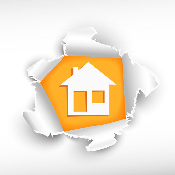 House and breakthrough paper hole