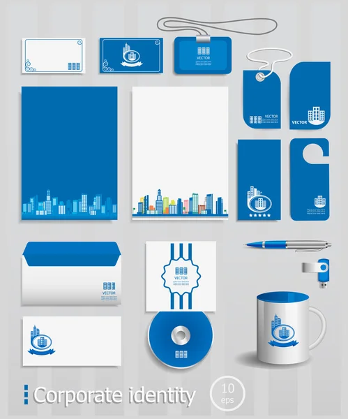 City ile iş kartları koleksiyonu