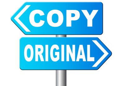 kopya ya da orijinal taklitçi ya da yenilik