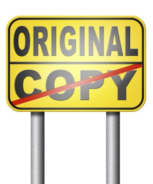 kopya ya da orijinal taklitçi ya da yenilik