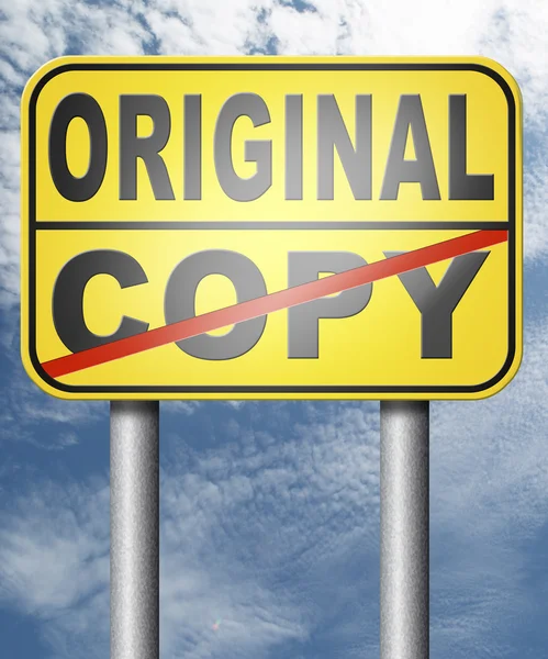 Copy or original copycat or innovation — Stock Photo, Image