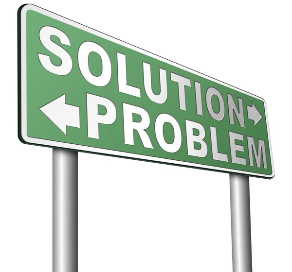Encontrar una solución para los problemas — Foto de Stock