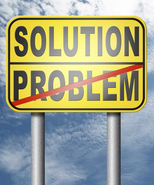 Encontrar una solución para los problemas — Foto de Stock