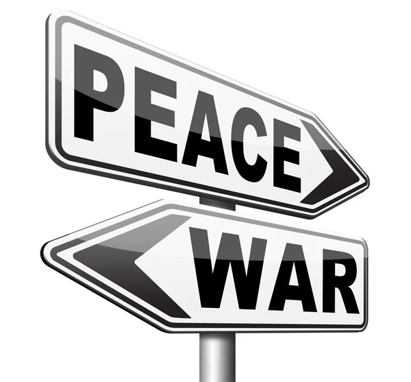 Guerre paix zone de conflit — Photo