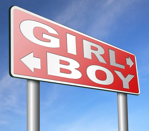 Fiú vagy lány — Stock Fotó