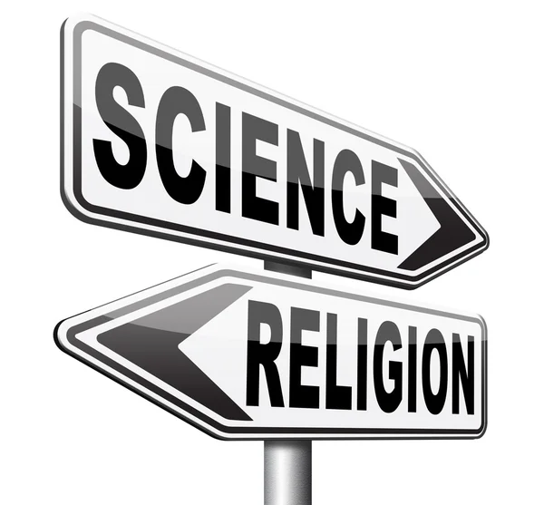 Religione scienza rapporto — Foto Stock