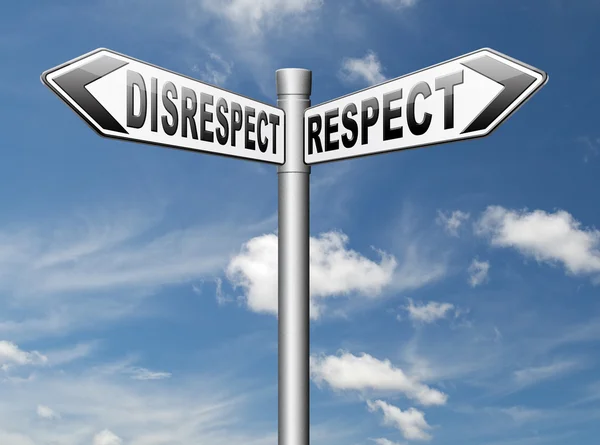Respect different opinion — Stock Photo, Image