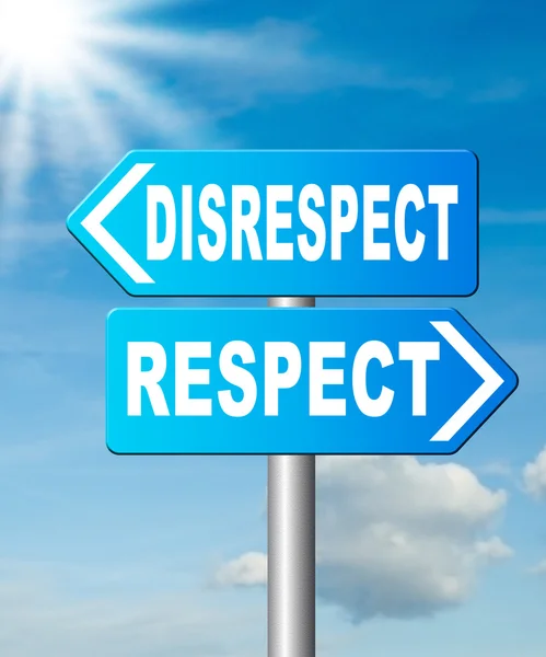 Respect different opinion — Stock Photo, Image